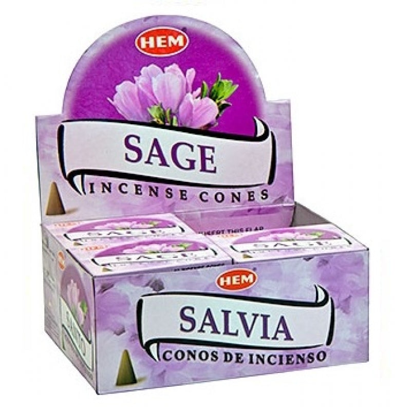 Hem Sage Incense Cones