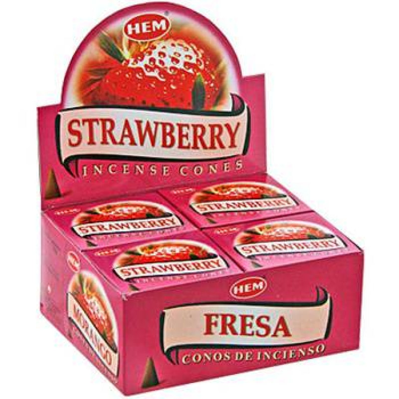 Hem Strawberry Incense Cones