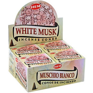 Hem White Musk Incense Cones