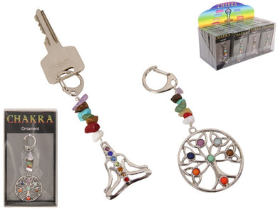 Seven Chakra Gemstones keyring - My Wish List Gifts