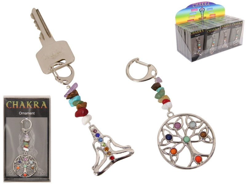 Seven Chakra Gemstones keyring - My Wish List Gifts