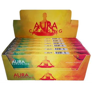 New Moon Aura Cleansing Natural Masala Incense 15gm Packet - My Wish List Gifts