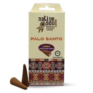 Green Tree Native Soul  Palo Santo Backflow Incense Cone Jumbo