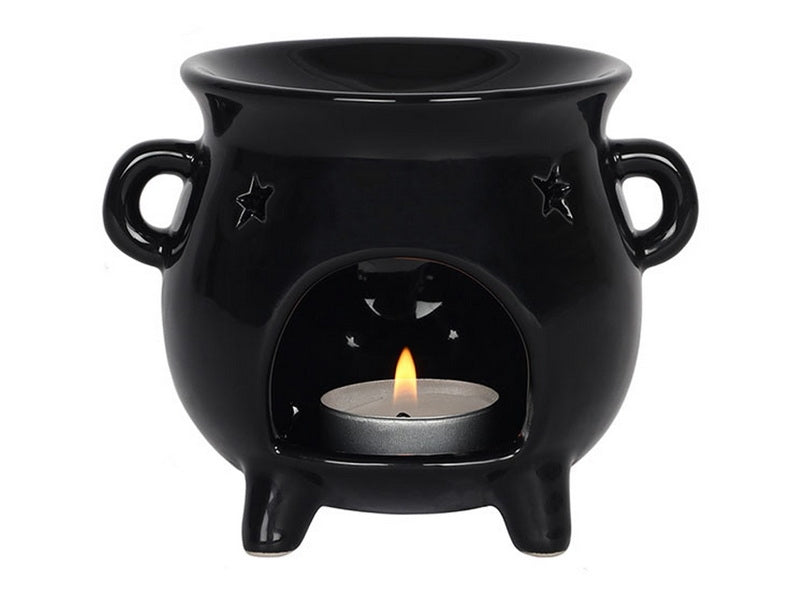 Black Ceramic Cauldron Oil Burner - My Wish List Gifts