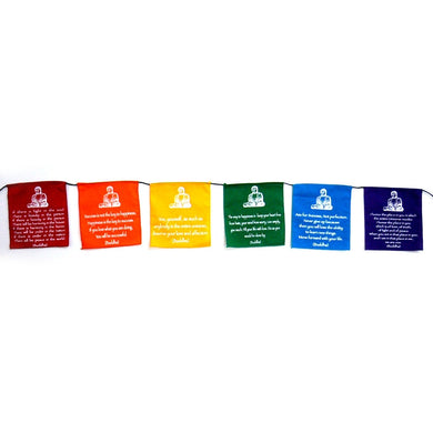 Buddha Verses Prayer Flags Small - My Wish List Gifts