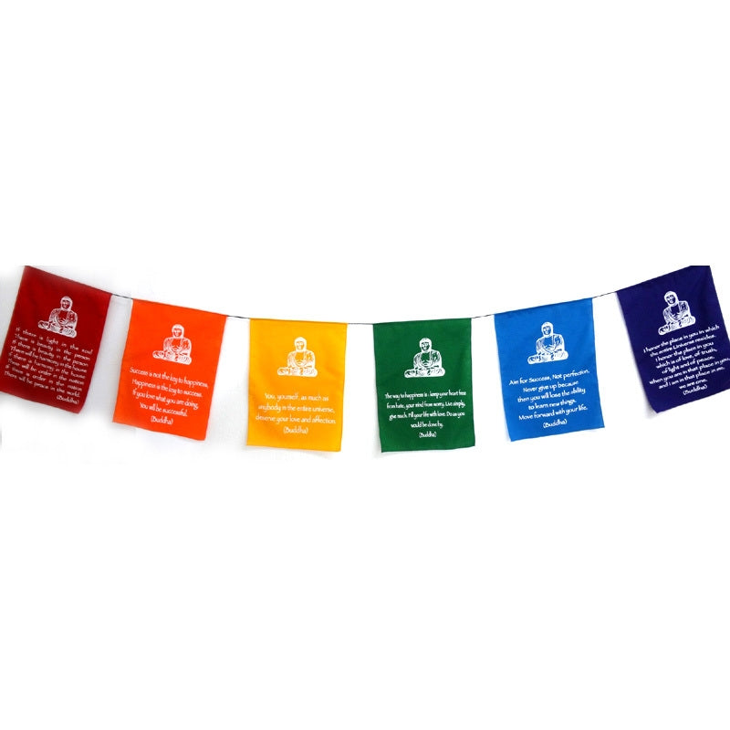 Buddha Verses Prayer Flags Large - My Wish List Gifts