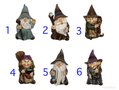 Fairytale Wizard/ Witch Figurines