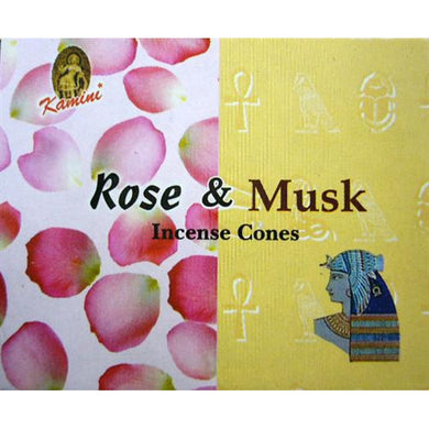 Kamini Rose Musk Incense Cones