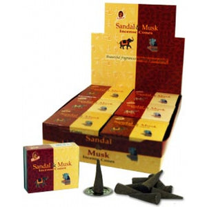 Kamini Sandalwood Musk  Incense Cones