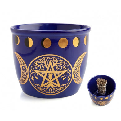 Pentacle of Life Smudge Bowl