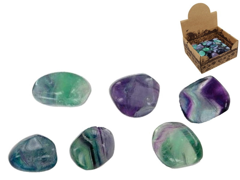 Rainbow Fluorite Tumbled Stone