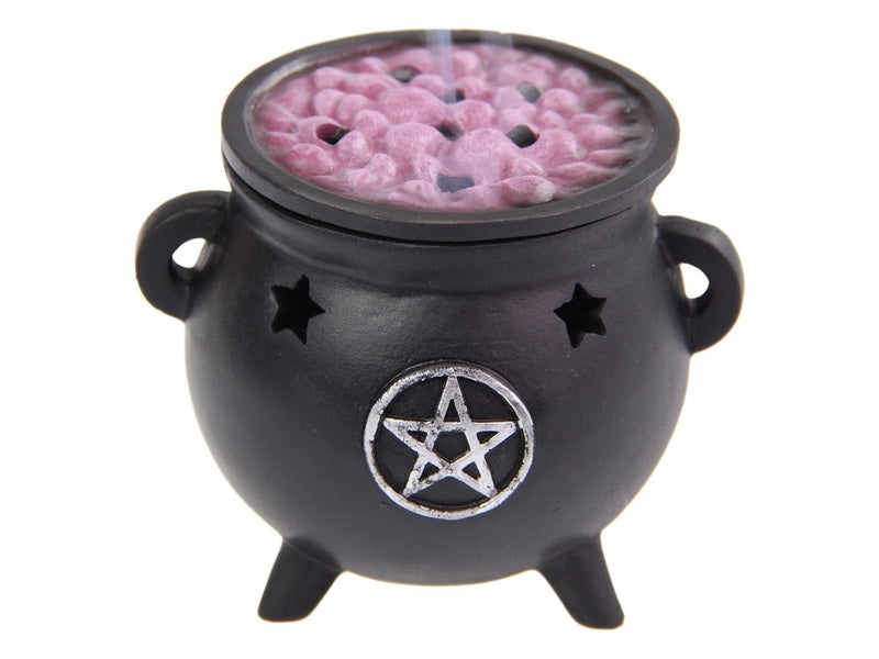 Witches Cauldron Pentagram Incense & Cone Burner