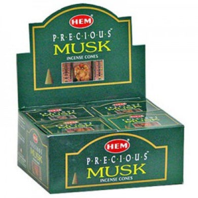 Hem Precious Musk Incense Cones