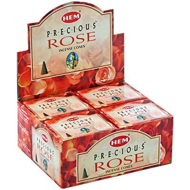 Hem Precious Gulab (Rose) Incense Cones