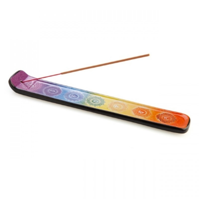 Seven 7 Chakra Symbols Incense Burner